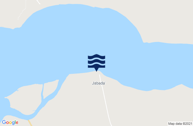 Mapa de mareas Jabada, Guinea-Bissau