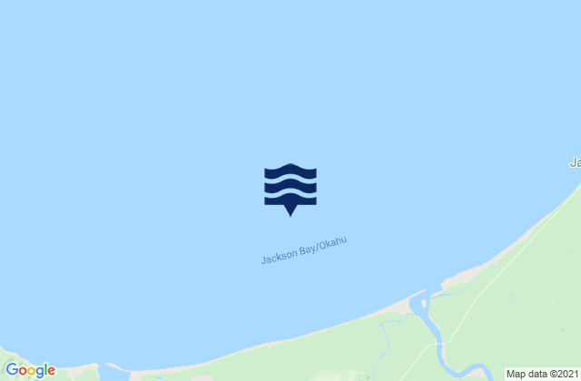 Mapa de mareas Jackson Bay/Okahu, New Zealand