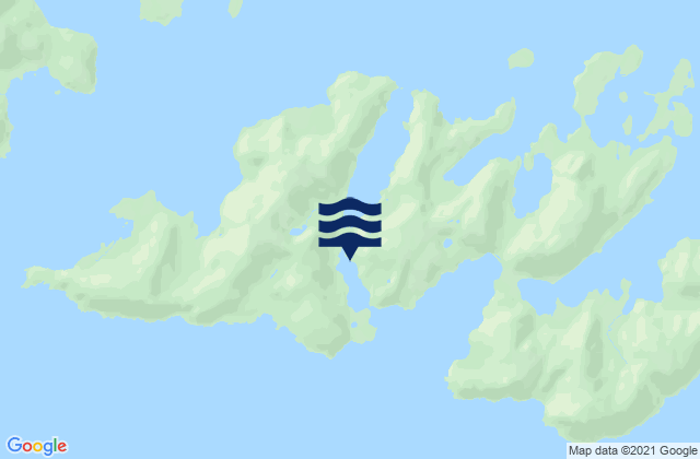 Mapa de mareas Jackson Cove (Glacier Island), United States