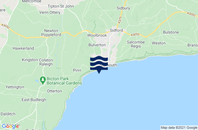 Mapa de mareas Jacobs Ladder Beach, United Kingdom