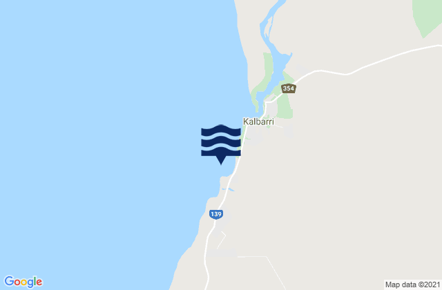 Mapa de mareas Jakes, Australia