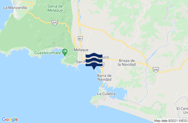Mapa de mareas Jaluco, Mexico