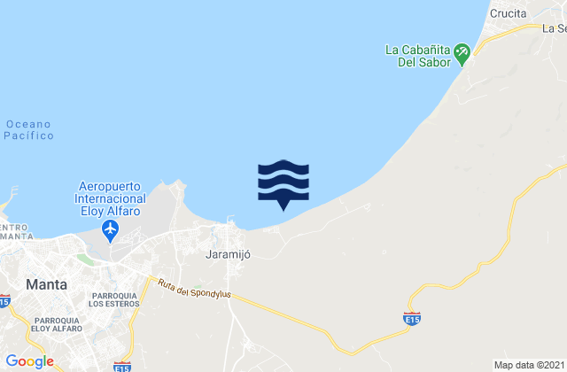 Mapa de mareas Jaramijo, Ecuador