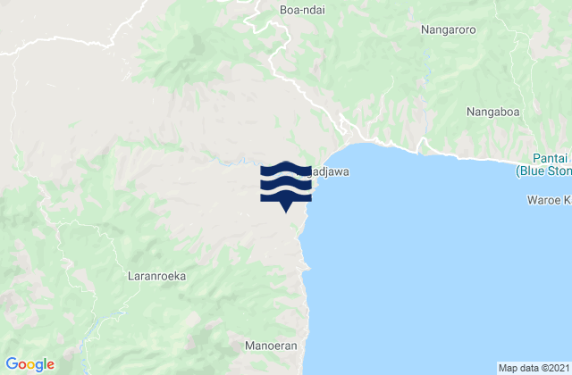 Mapa de mareas Jawagae, Indonesia
