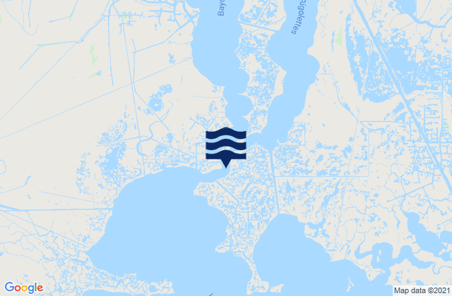 Mapa de mareas Jean Lafitte, United States