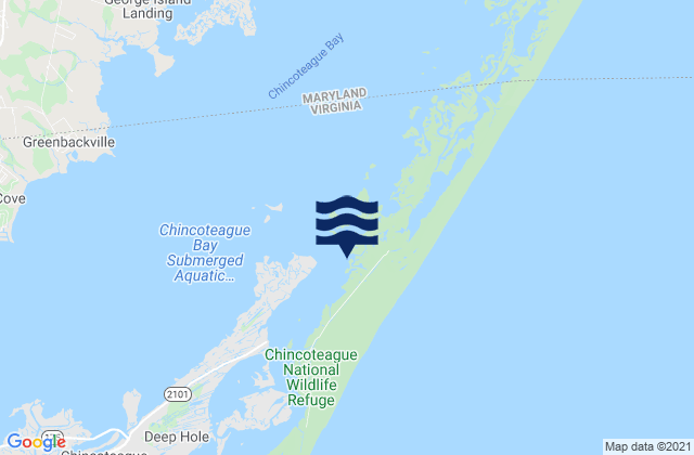 Mapa de mareas Jesters Island, United States