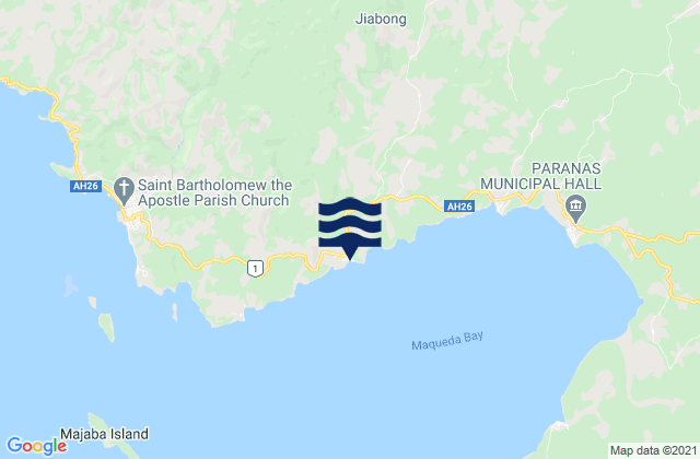 Mapa de mareas Jiabong, Philippines