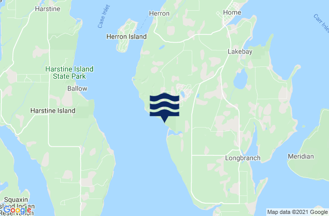 Mapa de mareas Joemma Beach, United States