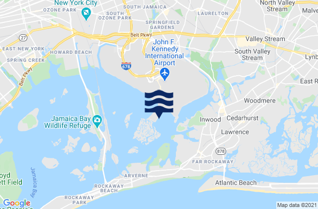 Mapa de mareas John F. Kennedy International Airport, United States