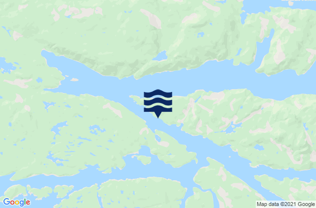 Mapa de mareas Johnson Point, Canada