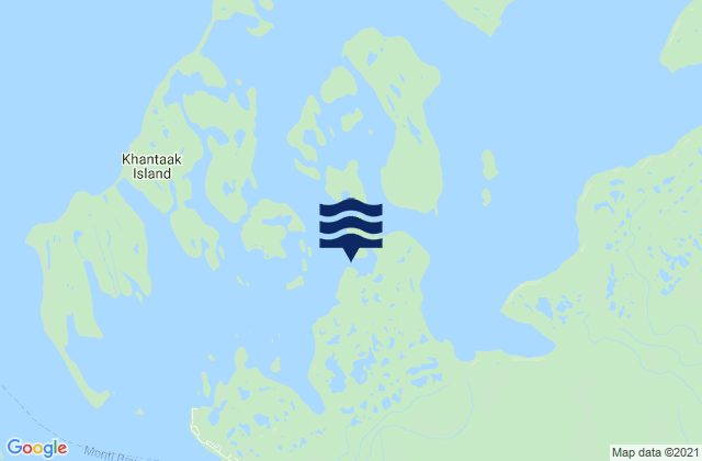 Mapa de mareas Johnstone Passage Yakutat Bay, United States