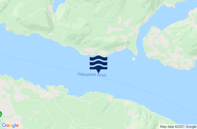 Mapa de mareas Johnstone Strait Central, Canada