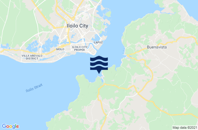 Mapa de mareas Jordan, Philippines