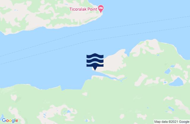 Mapa de mareas Jordans Point, Canada