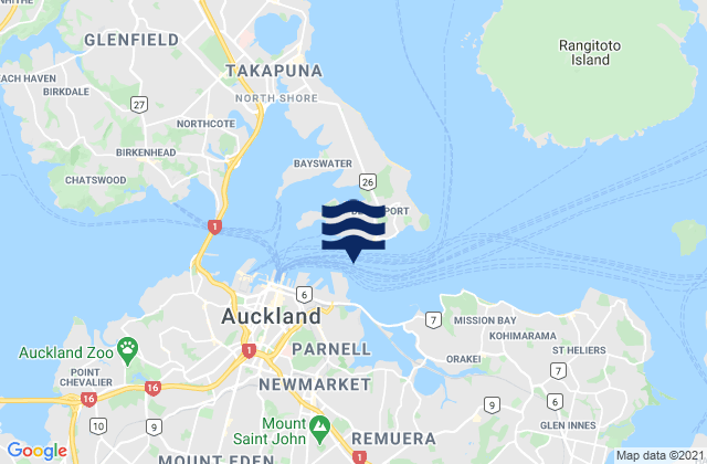 Mapa de mareas Judges Bay, New Zealand