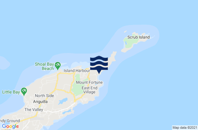 Mapa de mareas Junk's Hole, U.S. Virgin Islands