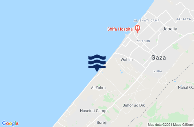 Mapa de mareas Juḩr ad Dīk, Palestinian Territory