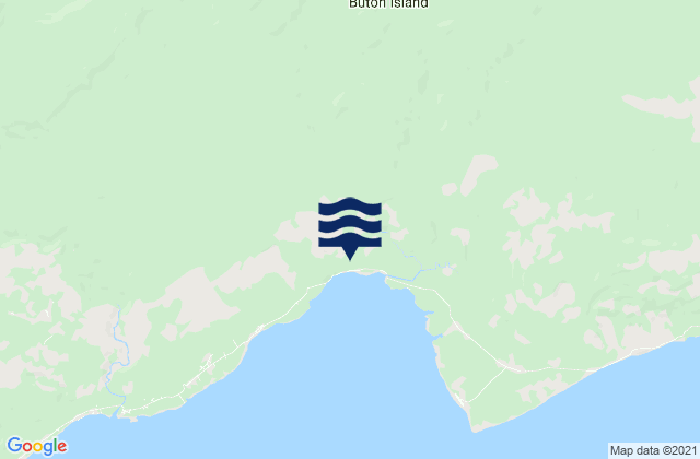 Mapa de mareas Kabupaten Buton, Indonesia