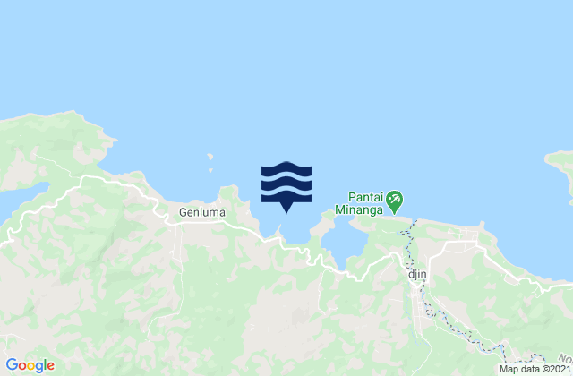 Mapa de mareas Kabupaten Gorontalo Utara, Indonesia