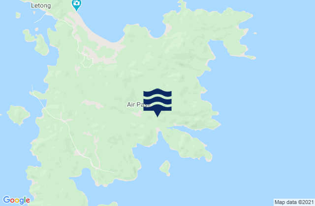 Mapa de mareas Kabupaten Kepulauan Anambas, Indonesia