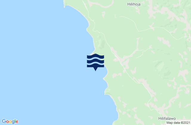 Mapa de mareas Kabupaten Nias Selatan, Indonesia
