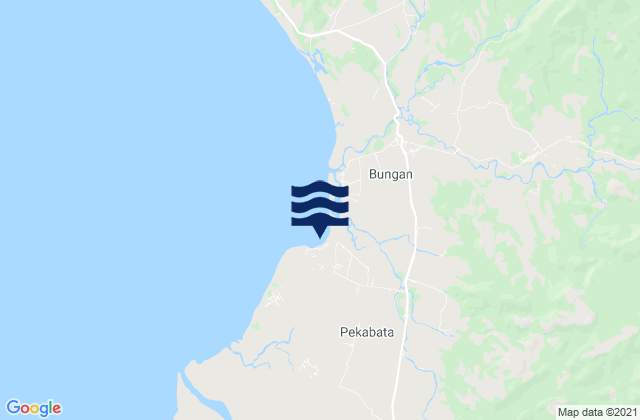 Mapa de mareas Kabupaten Pinrang, Indonesia