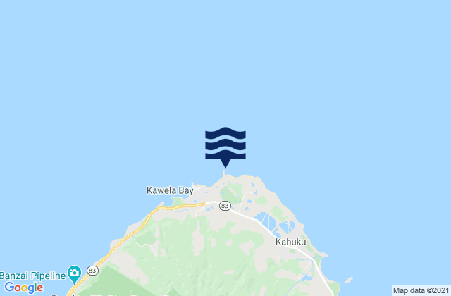 Mapa de mareas Kahuku Point, United States
