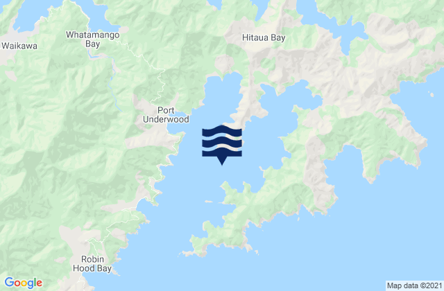 Mapa de mareas Kaikoura Bay, New Zealand