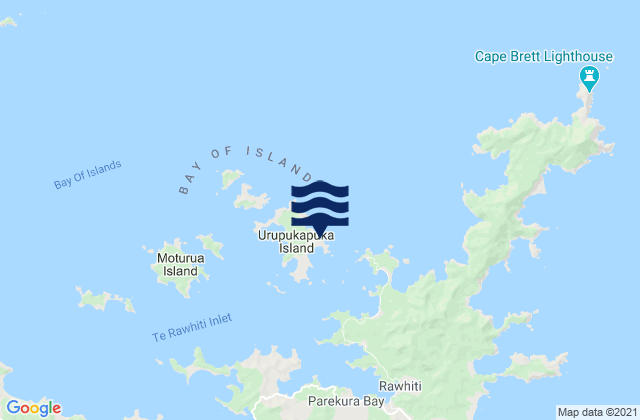 Mapa de mareas Kaimarama Bay, New Zealand