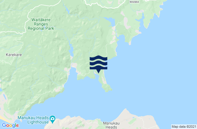 Mapa de mareas Kakamatua Inlet, New Zealand