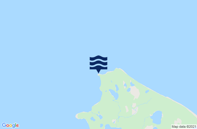 Mapa de mareas Kaligan Island (North End) Cook Inlet, United States