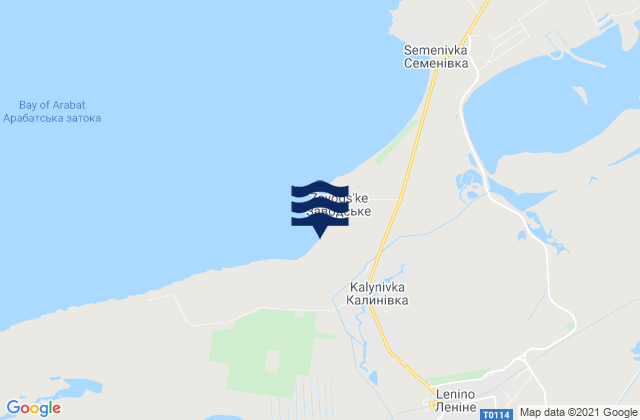 Mapa de mareas Kalinovka, Ukraine