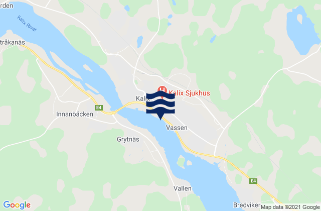 Mapa de mareas Kalix, Sweden