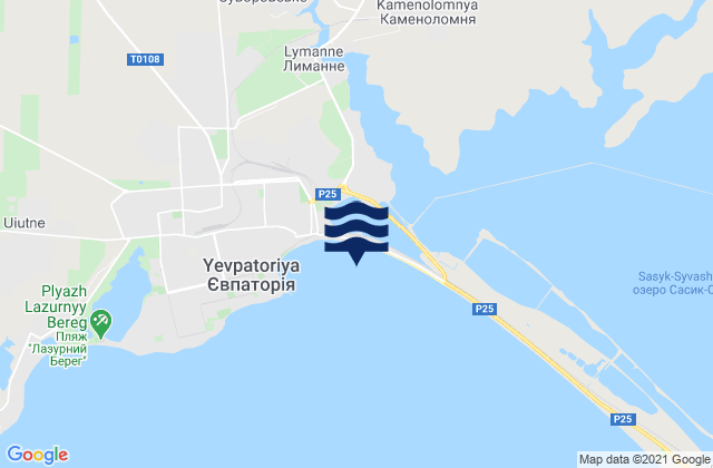 Mapa de mareas Kamenolomnya, Ukraine
