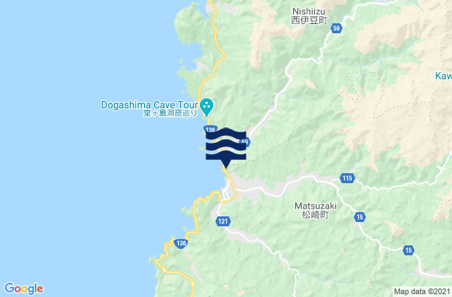 Mapa de mareas Kamo-gun, Japan