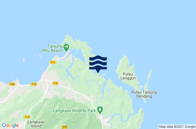 Mapa de mareas Kampung Kilim, Malaysia