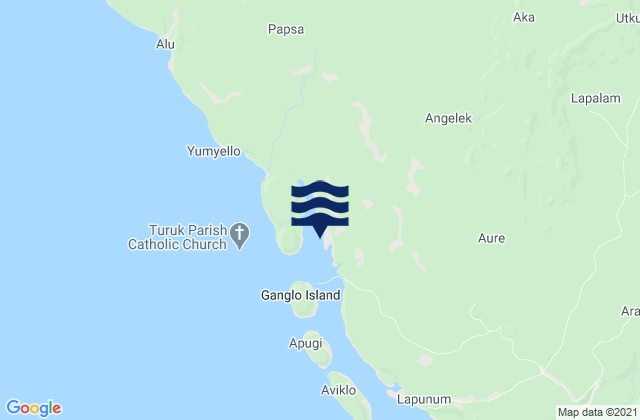 Mapa de mareas Kandrian, Papua New Guinea