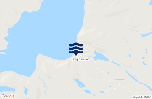 Mapa de mareas Kangiqsujuaq, Canada