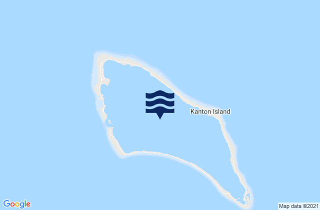 Mapa de mareas Kanton, Kiribati