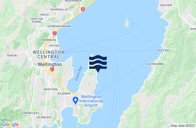 Mapa de mareas Karaka Bay, New Zealand