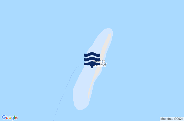 Mapa de mareas Kardamum Island Laccadive Islands, India