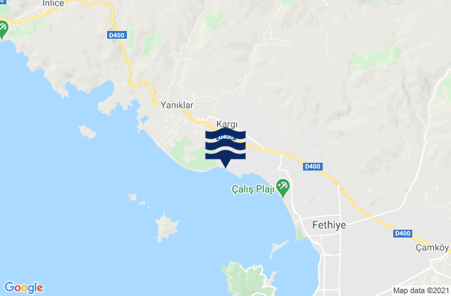 Mapa de mareas Kargı, Turkey