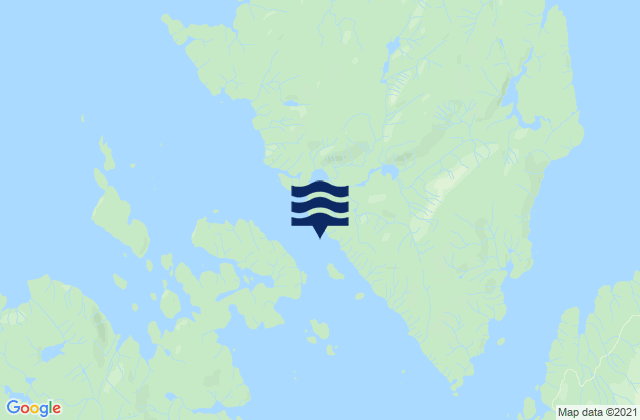 Mapa de mareas Karheen Passage, United States