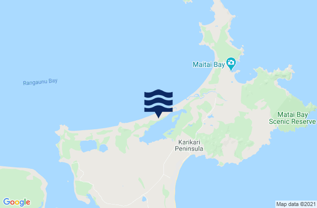 Mapa de mareas Karikari Peninsula, New Zealand