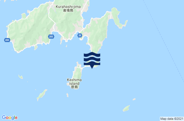 Mapa de mareas Karoto-Ko Seto, Japan