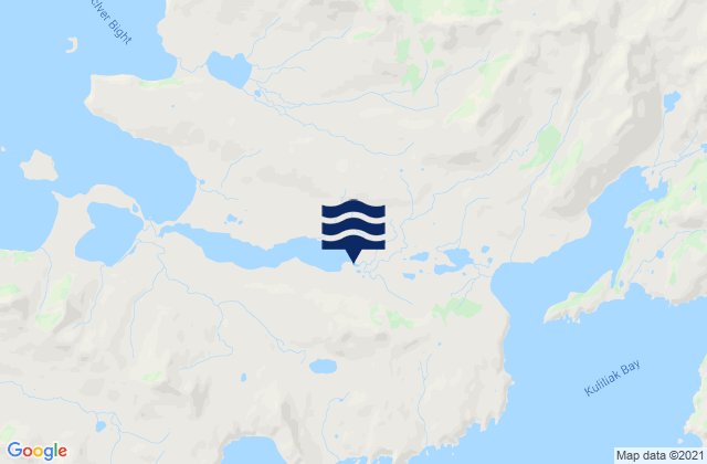Mapa de mareas Kashega Bay, United States