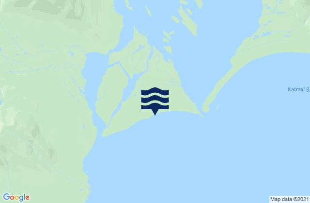 Mapa de mareas Katmai Bay (Shelikof Strait), United States