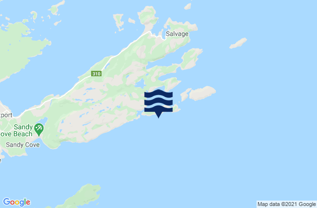 Mapa de mareas Keats Island, Canada