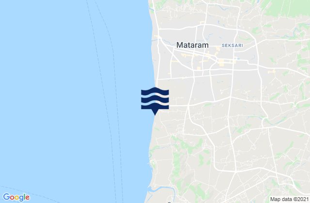 Mapa de mareas Kediri, Indonesia