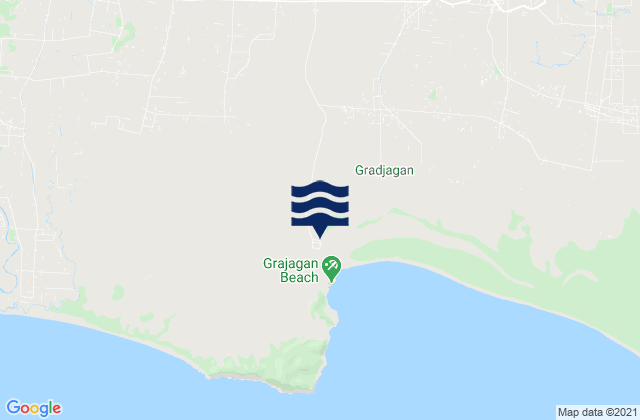 Mapa de mareas Kedungrejo, Indonesia